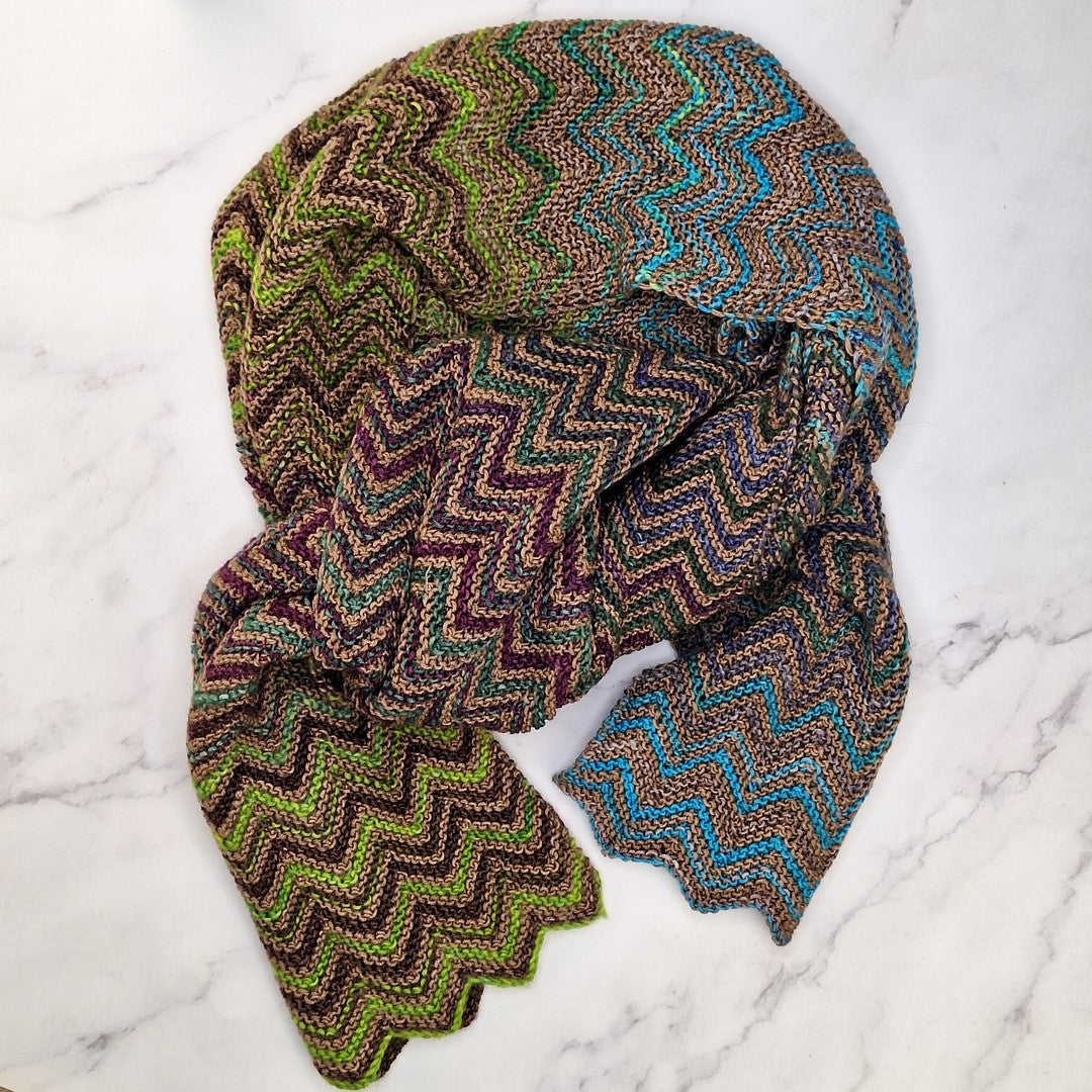 ZickZack Scarf knitting kit