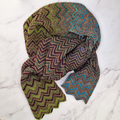ZickZack Scarf knitting kit