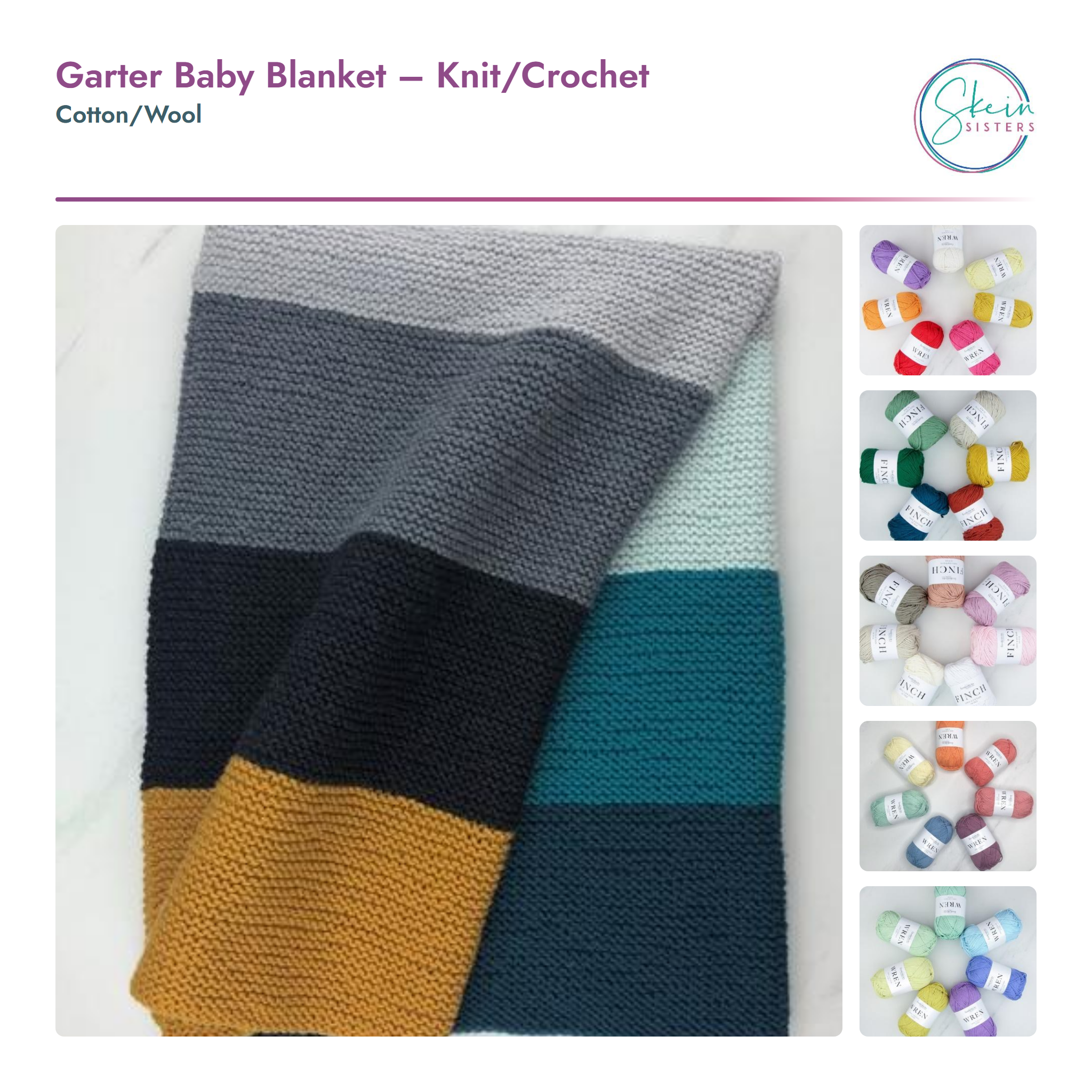 Baby Garter Blanket Pattern