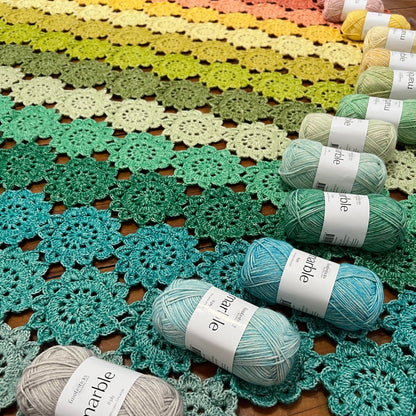 Flower Blanket Pattern - Marble