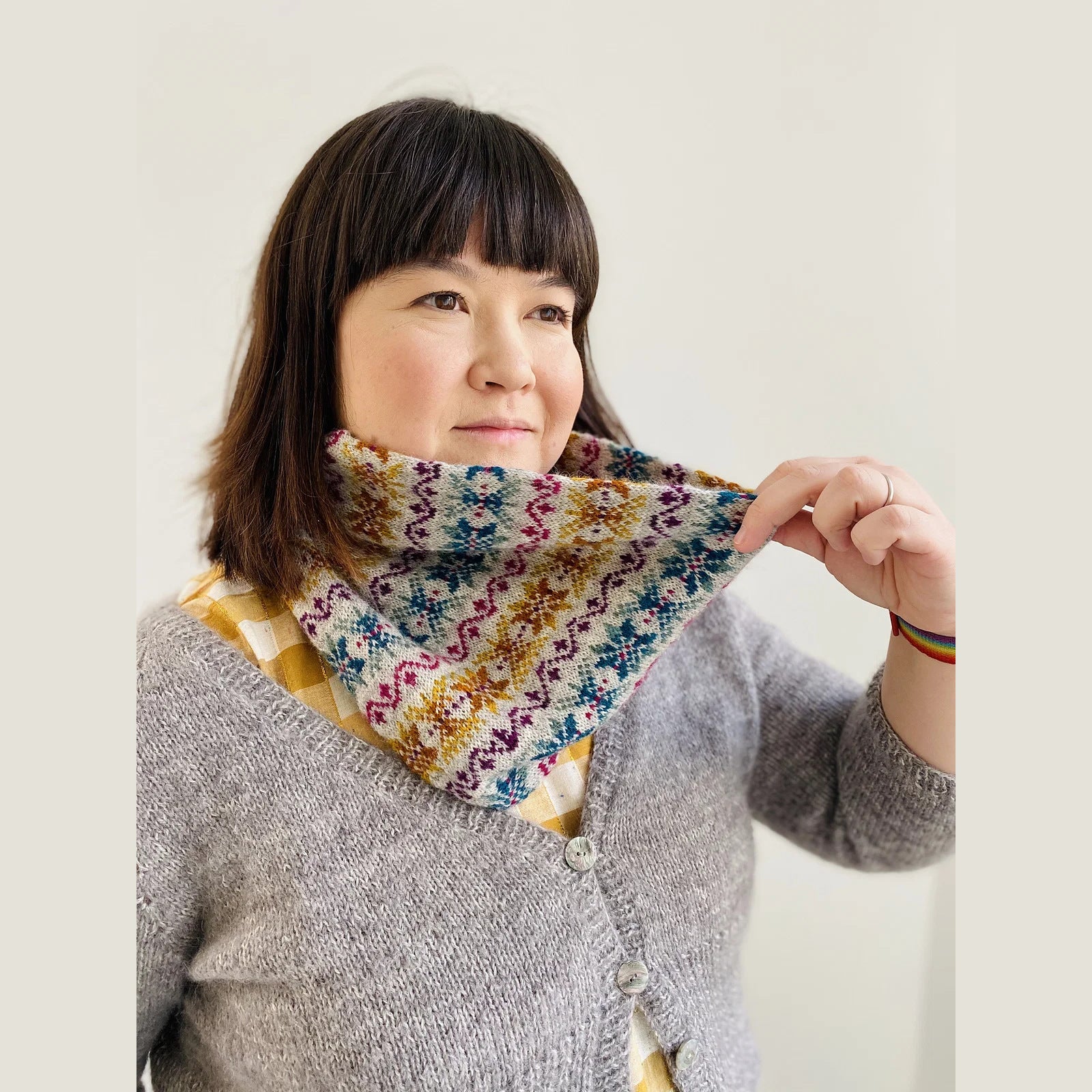 Helix Cowl knitting kit