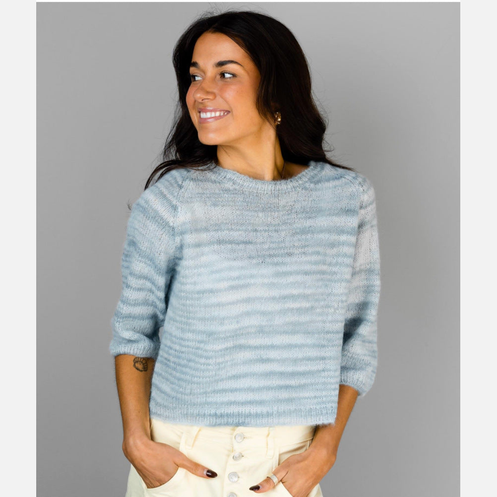 Indiecita Boxy Sweater Pattern 2130 by Alpaca Yarns NZ