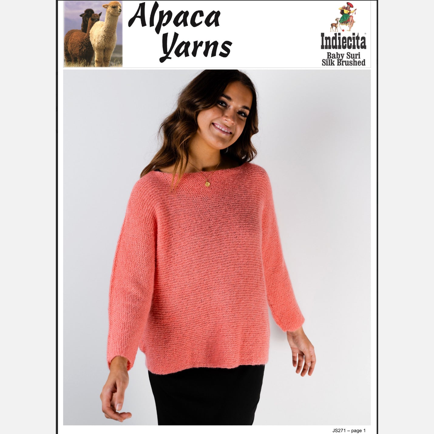 Indiecita Throw Over Top Pattern 2128 by Alpaca Yarns NZ