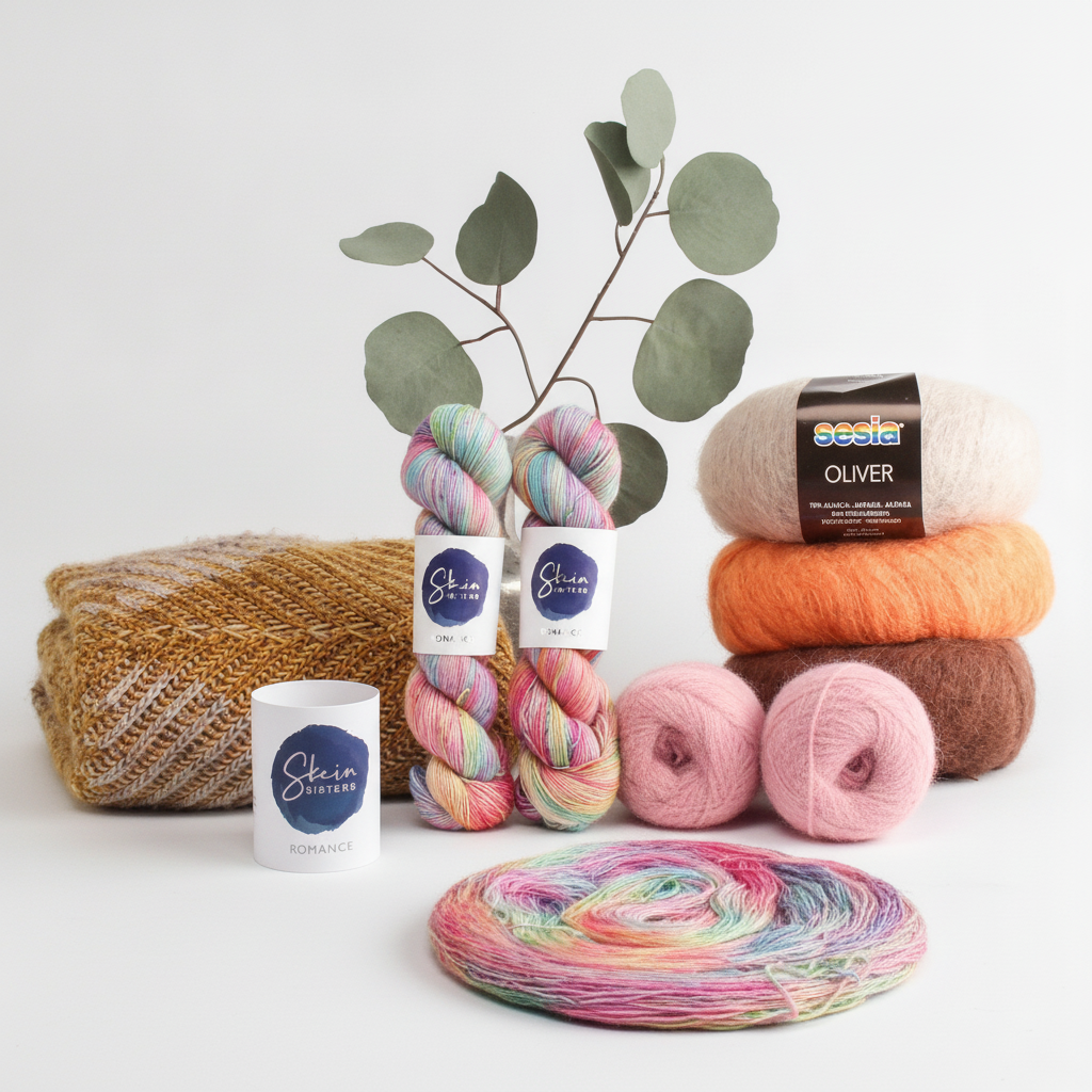 Ranunculus Sweater Yarn Kit in Romance