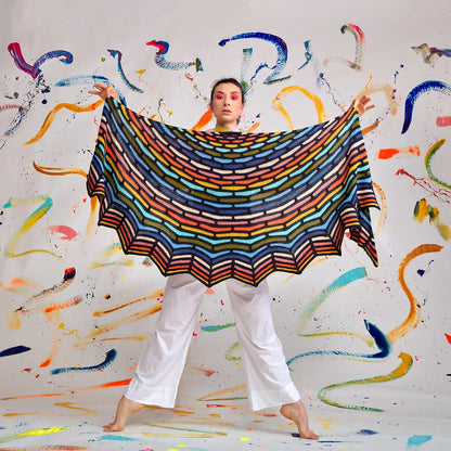 Westknits Painting Bricks Shawl knitting kit
