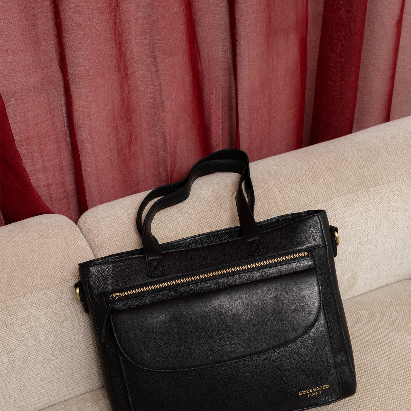 Project 138 Shoulder Project Bag — Re:Designed — Black