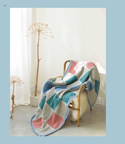 A Year of Crochet Blankets – inside page: Cozy Warmth blanket